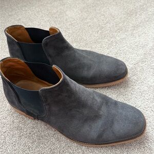 Men's dark blue Suede Chelsea Boots